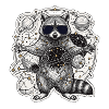 Kosmischer Waschbär
