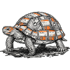 Disketten Schildkröte
