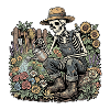 Garten Skelett