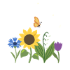 Blumen botanisch Blumenmotiv Design