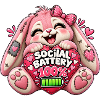 Kuschelkaninchen Social Battery 100%