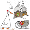 Weihnachtliche Gans 