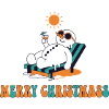 Sommer-Weihnachts-Spaß-Lounge
