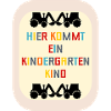 Willkommen Kindergartenkind Bagger