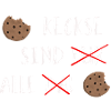 Kekse sind alle - Lustiger Plätzchen Spruch