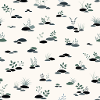 Japanisches Muster, inspiriert vom Iwagumi-Aquascaping