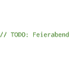 // TODO: Feierabend – Programmierer Shirt