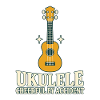 Lustiger Ukulele-spieler Dunkler Humor