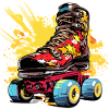 Rollerskates Grafik