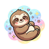 Pastell Sloth Kuscheldesign