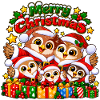 Weihnachts Eulen