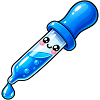 Kawaii Blauer Tropfendropper