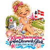 Dünenmädchen Dänemark-Glück