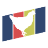 Huhn Silhouette Retro