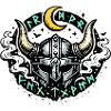 Mondhorn Viking Helm Runen