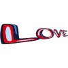 Liebe Neon Handschrift