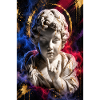 Cherubische Graffiti-Statue