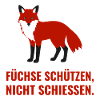 Füchse schützen, nicht schiessen