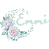 Pastell Blumenkreis Emmi Logo