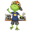 Frosch DJ Beats und  Musik