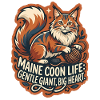 Maine Coon Cat Big Fluffy Yarn