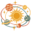 Sonnenkreis und Planetenring