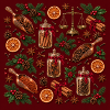 Gewürzglas-Weihnachtsschmuck