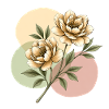 Pastellblüten Illustration