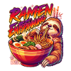 Ramen Entspannung Faultier Nudeln Japan