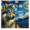 Wolfhund Starry Night