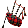 Keltischer Dudelsacktartan