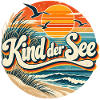 Kind der See Strand Retro