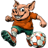 Schweine Fussball