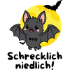 Schrecklich Niedlich – Süße Halloween Fledermaus