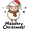 Määähry Christmas – Süßes Weihnachtsschaf