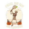 Lustiges Padel Skelett Halloween