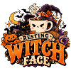 Ruhende Hexengesicht | Halloween-Kaffee