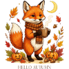 Autumn Fox Cozy Cup Tee