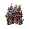 Psychedelisches Fantasy Schloss Zauberwelt Kunst