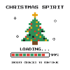 Pixel 8-Bit-Weihnachtsbaum