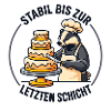 Stabile Dachs Torte Schicht