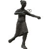 Statue mit Brille