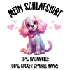 Cocker Spaniel Pastel Herzen Schlafshirt