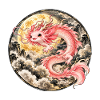 Axolotl Drache – Mystischer Asiatischer Drache