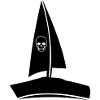 Piratenschiff Skull