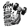 Train Hard Fitness Motivation