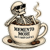 Memento Mori Kaffeeskelett
