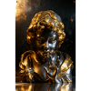 Goldene Shush-Cherub-Büste