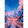 Neon Snow City Toronto