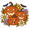 Kürbisfreude Herbstblumen
